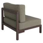 Modway Kona Outdoor Patio Teak Wood Armless Modular Chair