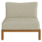 Modway Kona Outdoor Patio Teak Wood Armless Modular Chair
