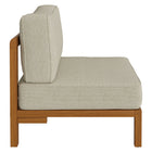Modway Kona Outdoor Patio Teak Wood Armless Modular Chair
