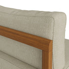 Modway Kona Outdoor Patio Teak Wood Armless Modular Chair