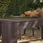Modway Kona 87 Inch Outdoor Patio Teak Wood Dining Table