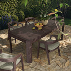 Modway Kona 87 Inch Outdoor Patio Teak Wood Dining Table