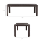 Modway Kona 87 Inch Outdoor Patio Teak Wood Dining Table