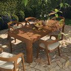 Modway Kona 87 Inch Outdoor Patio Teak Wood Dining Table