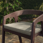 Modway Kona Outdoor Patio Teak Wood Barrel Dining Chair