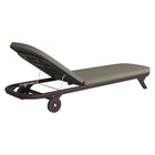 Modway Kona Outdoor Patio Teak Wood Chaise Lounge Chair