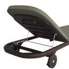 Modway Kona Outdoor Patio Teak Wood Chaise Lounge Chair