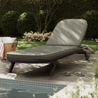 Modway Kona Outdoor Patio Teak Wood Chaise Lounge Chair