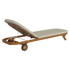 Modway Kona Outdoor Patio Teak Wood Chaise Lounge Chair