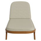 Modway Kona Outdoor Patio Teak Wood Chaise Lounge Chair