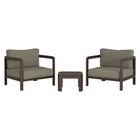Modway Kona 3-Piece Outdoor Patio Teak Wood Furniture Set