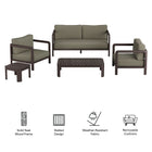 Modway Kona 5-Piece Outdoor Patio Teak Wood Furniture Set