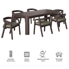 Modway Kona 7-Piece Outdoor Patio Teak Wood Dining Set