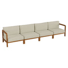 Modway Kona 4-Piece Outdoor Patio Teak Wood Modular Sofa Set