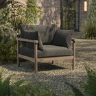 Modway Eleni Outdoor Patio Teak Wood Armchair