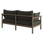 Modway Eleni Outdoor Patio Teak Wood Loveseat