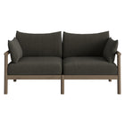 Modway Eleni Outdoor Patio Teak Wood Loveseat