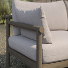 Modway Eleni Outdoor Patio Teak Wood Loveseat