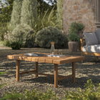 Modway Eleni 41-Inch Outdoor Patio Teak Wood Coffee Table