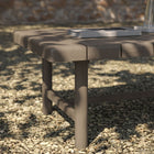 Modway Eleni 41-Inch Outdoor Patio Teak Wood Coffee Table