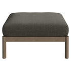Modway Eleni Square Outdoor Patio Teak Wood Ottoman