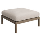 Modway Eleni 2-Piece Outdoor Patio Teak Wood Armchair and Ottoman Set