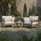 Modway Eleni 3-Piece Outdoor Patio Teak Wood Furniture Set