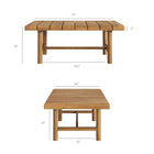 Modway Eleni 5-Piece Outdoor Patio Teak Wood Furniture Set