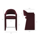 Modway Talia 37 Inch Performance Velvet Counter Stool