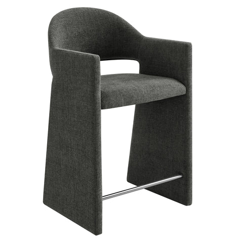 Modway Talia 37 Inch Upholstered Fabric Counter Stool