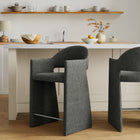 Modway Talia 37 Inch Upholstered Fabric Counter Stool