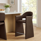 Modway Talia 37 Inch Vegan Leather Counter Stool