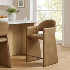 Modway Talia 37 Inch Vegan Leather Counter Stool