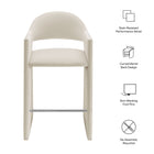 Modway Talia 41 Inch Performance Velvet Bar Stool