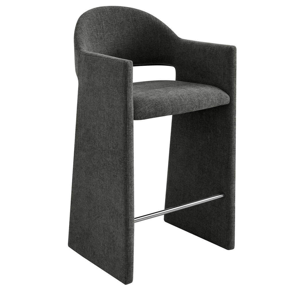 Modway Talia 41 Inch Upholstered Fabric Bar Stool