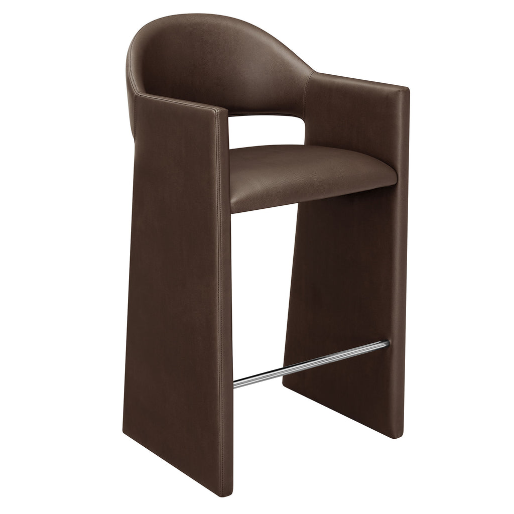 Modway Talia 41 Inch Vegan Leather Bar Stool