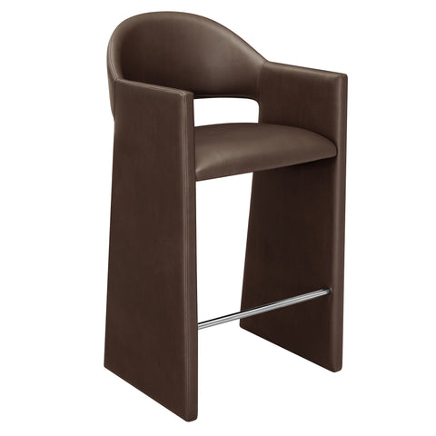Modway Talia 41 Inch Vegan Leather Bar Stool