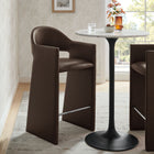 Modway Talia 41 Inch Vegan Leather Bar Stool