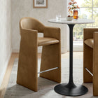 Modway Talia 41 Inch Vegan Leather Bar Stool