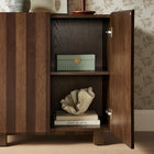 Modway Kline 2-Door Striped Accent Cabinet