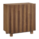 Modway Kline 2-Door Striped Accent Cabinet