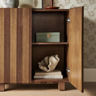 Modway Kline 2-Door Striped Accent Cabinet
