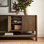 Modway Taschen 4-Door Wood Sideboard Cabinet