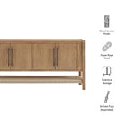 Modway Taschen 4-Door Wood Sideboard Cabinet