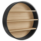 Modway Romy 47" Round Wall Book Shelf