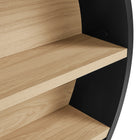 Modway Romy 47" Round Wall Book Shelf