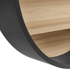 Modway Romy 47" Round Wall Book Shelf