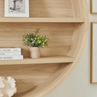 Modway Romy 47" Round Wall Book Shelf