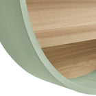 Modway Romy 47" Round Wall Book Shelf
