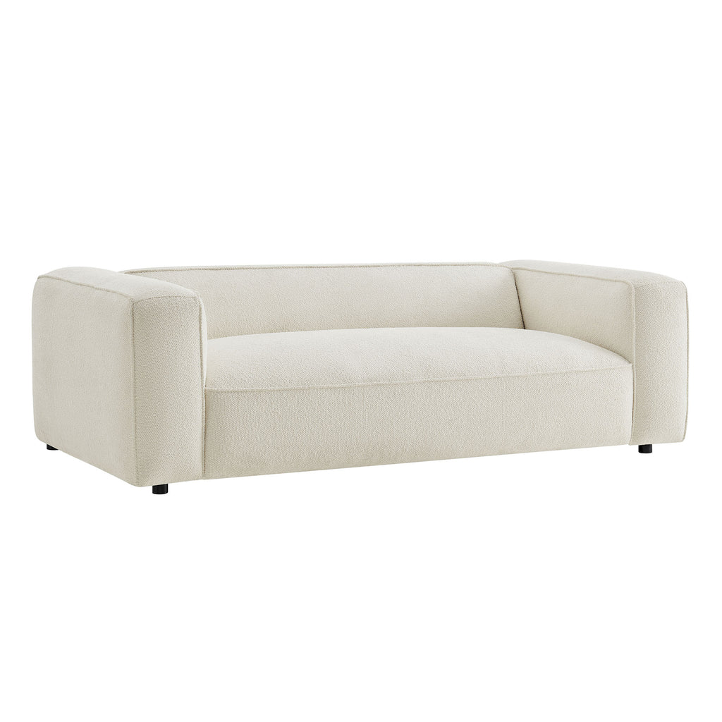 Modway Auren 88 Inch Lattice Bouclé Upholstered Sofa